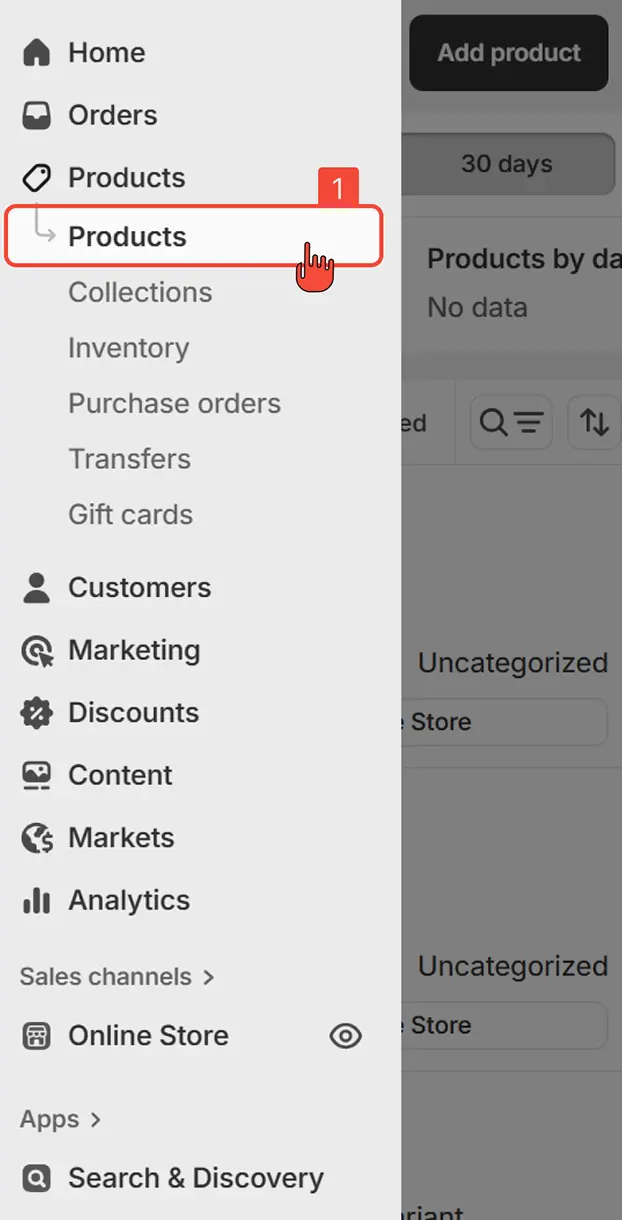 Go to products catalog