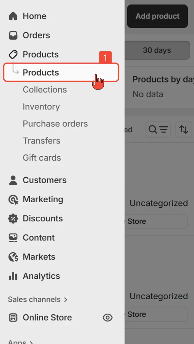 Go to products catalog