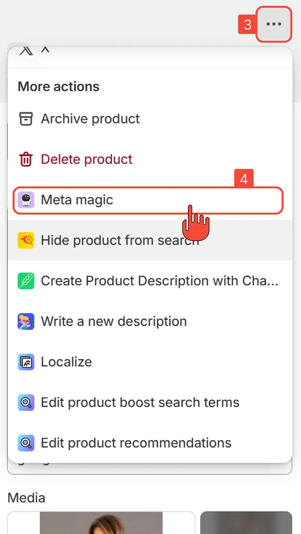 Run Meta magic extension