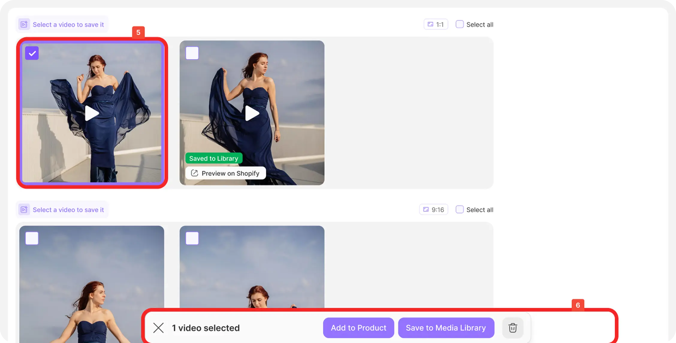 Tweak it or generate a new video