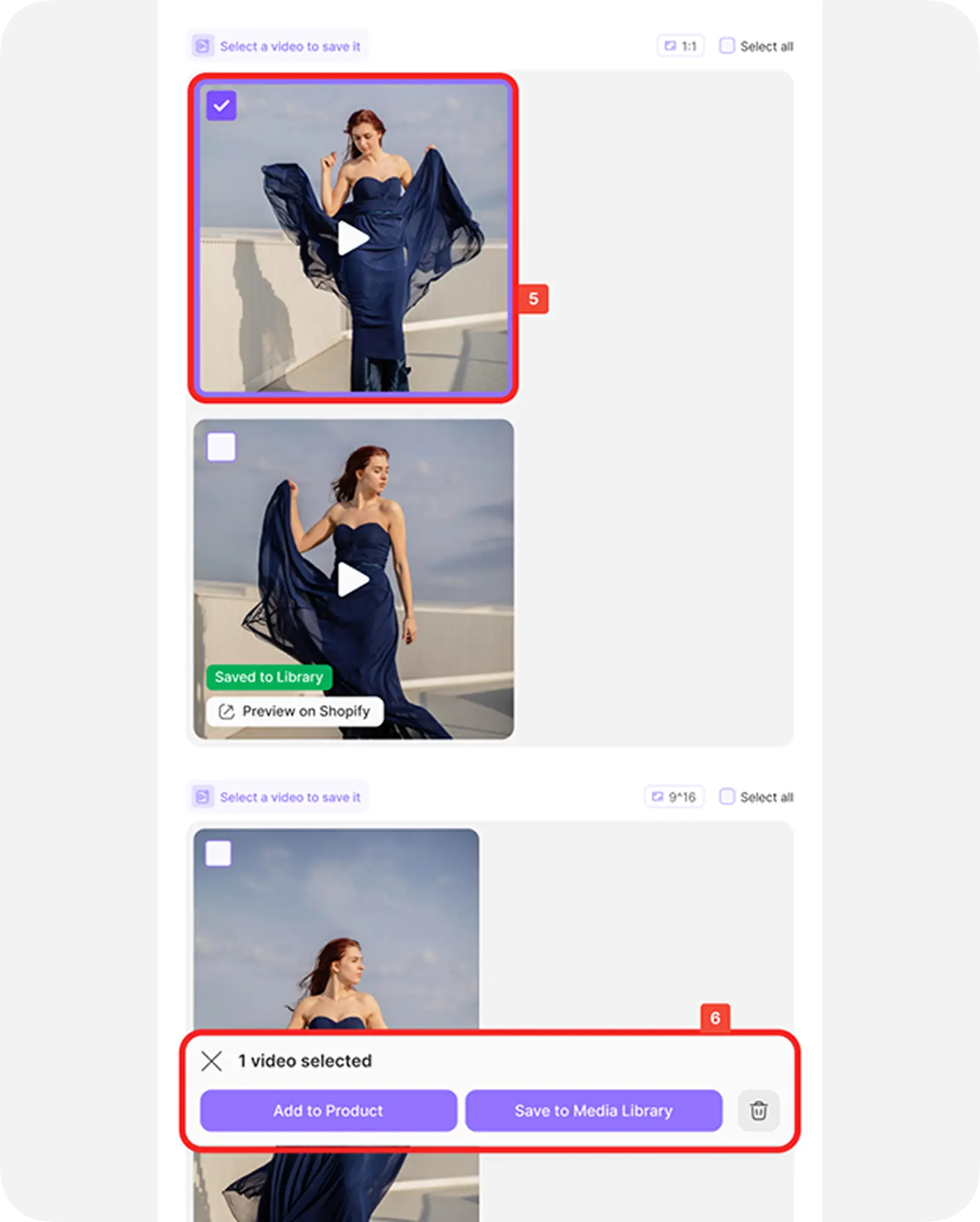 Tweak it or generate a new video